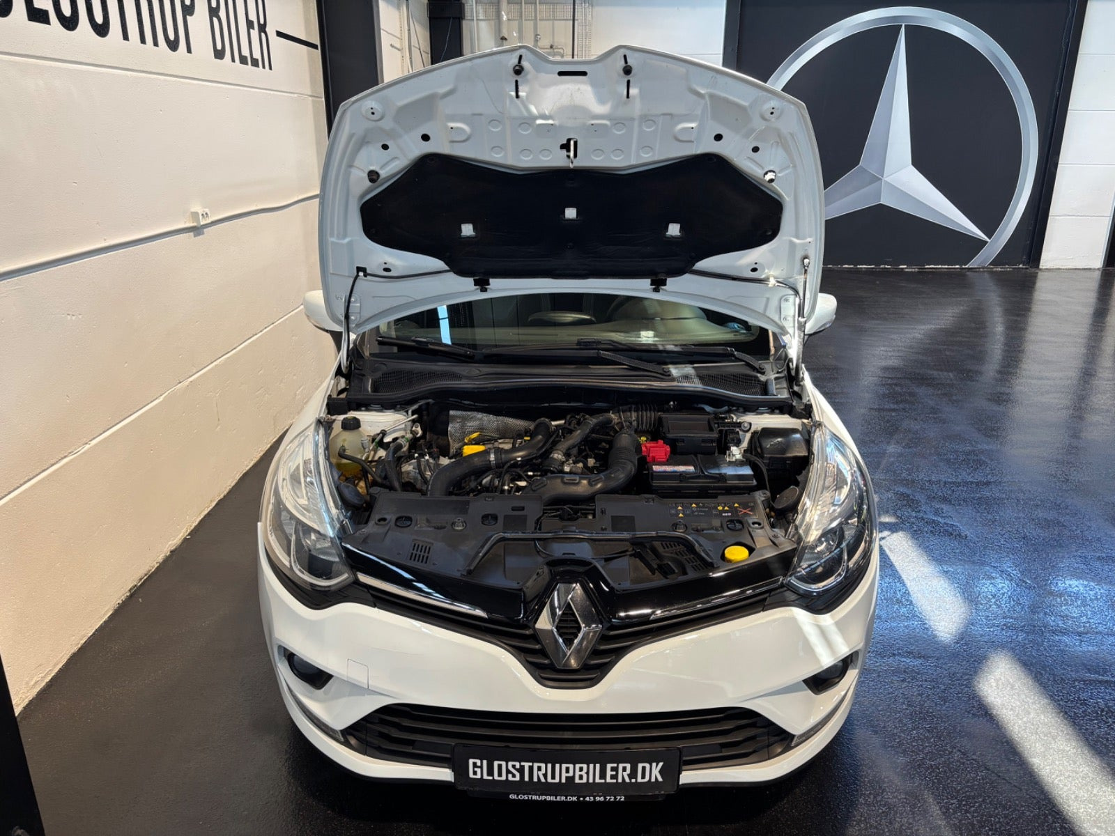 Hvid Renault Clio IV fra 2018