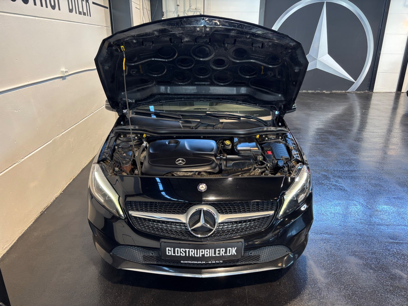 Sort Mercedes A200 fra 2016