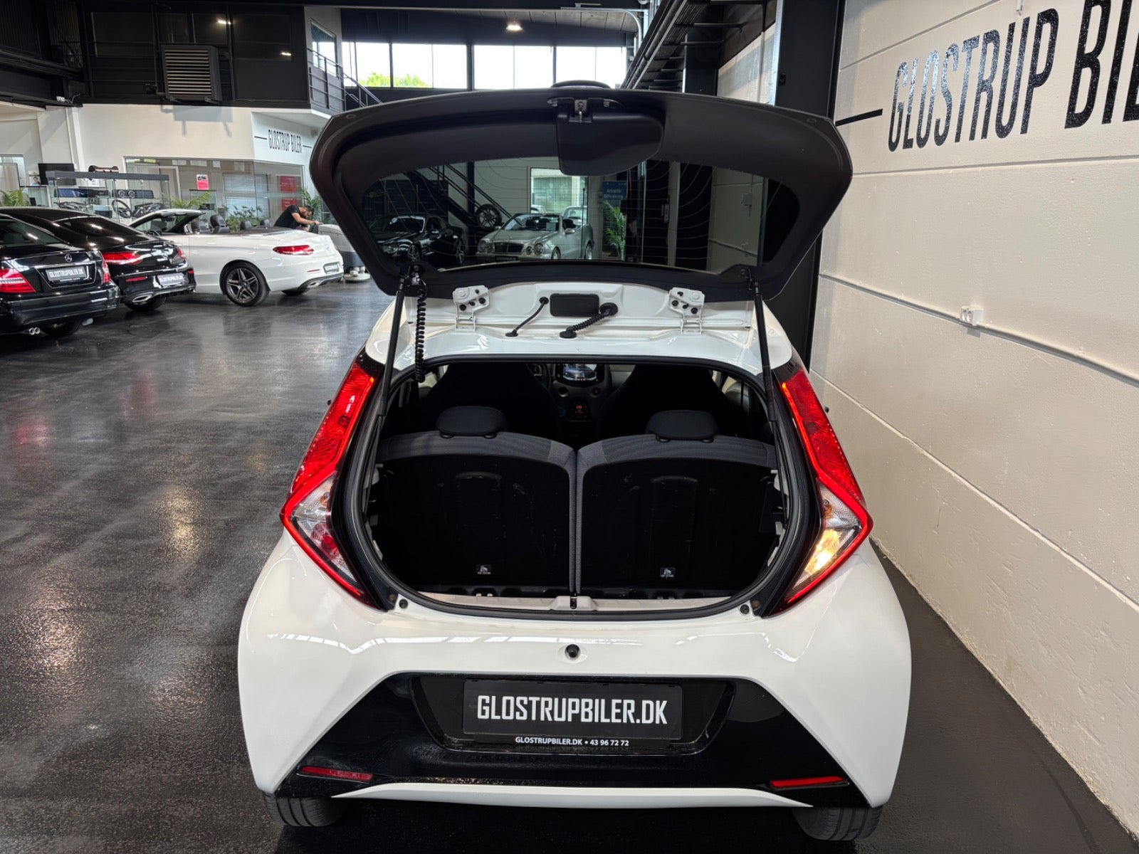 Hvid Toyota Aygo fra 2020