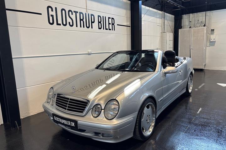 Sølv Mercedes CLK200 fra 2001