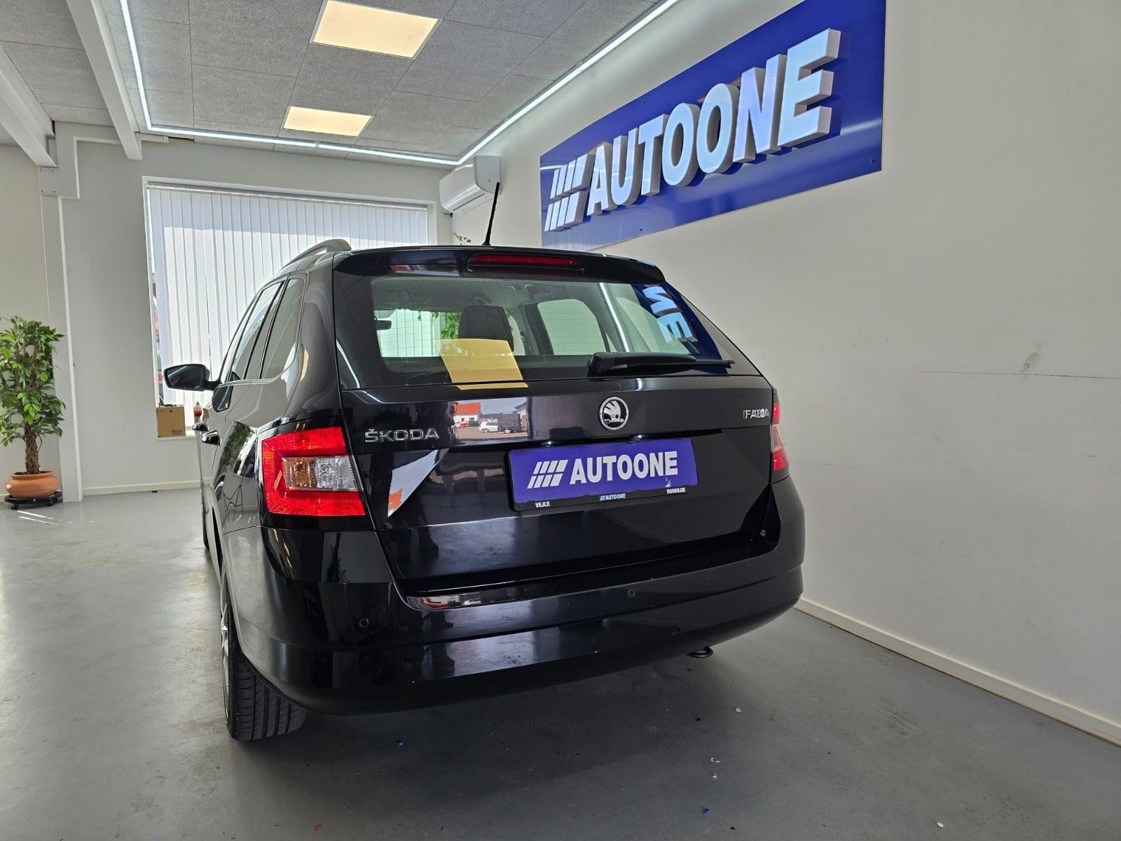 Sort Skoda Fabia fra 2018