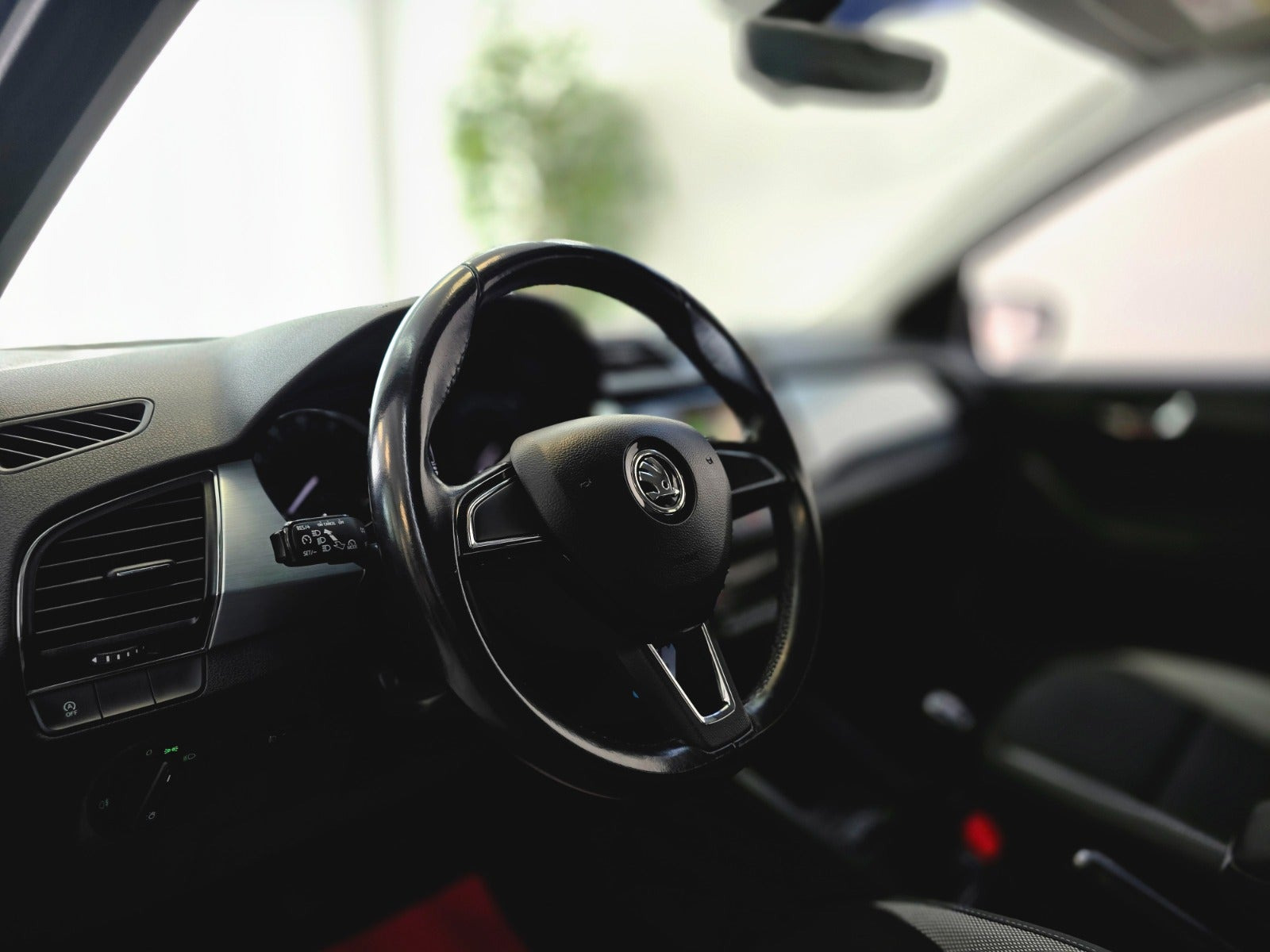 Sort Skoda Fabia fra 2018