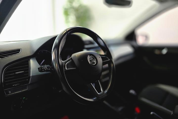 Sort Skoda Fabia fra 2018