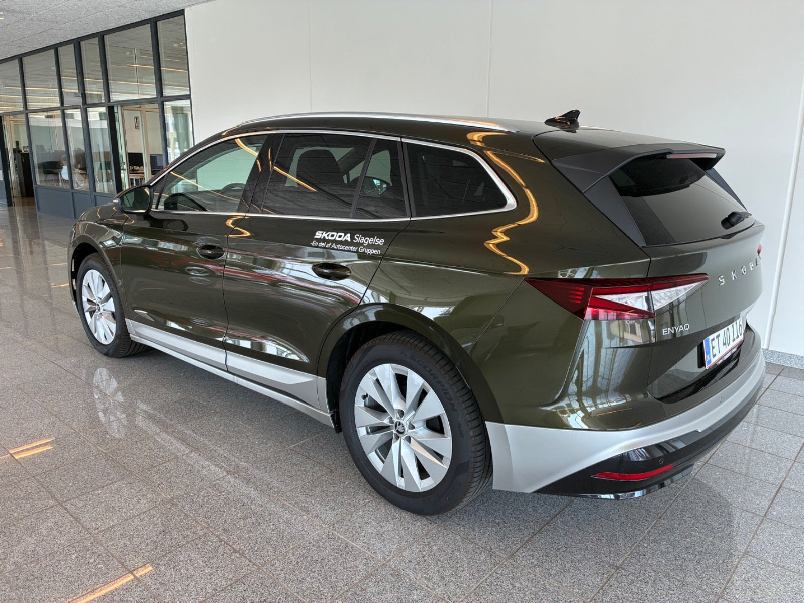 Grøn Skoda Enyaq fra 2026