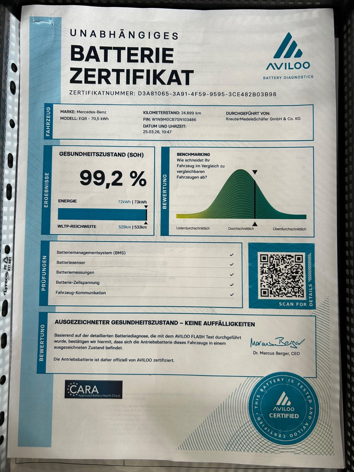 Hvid Mercedes EQB250+ fra 2024