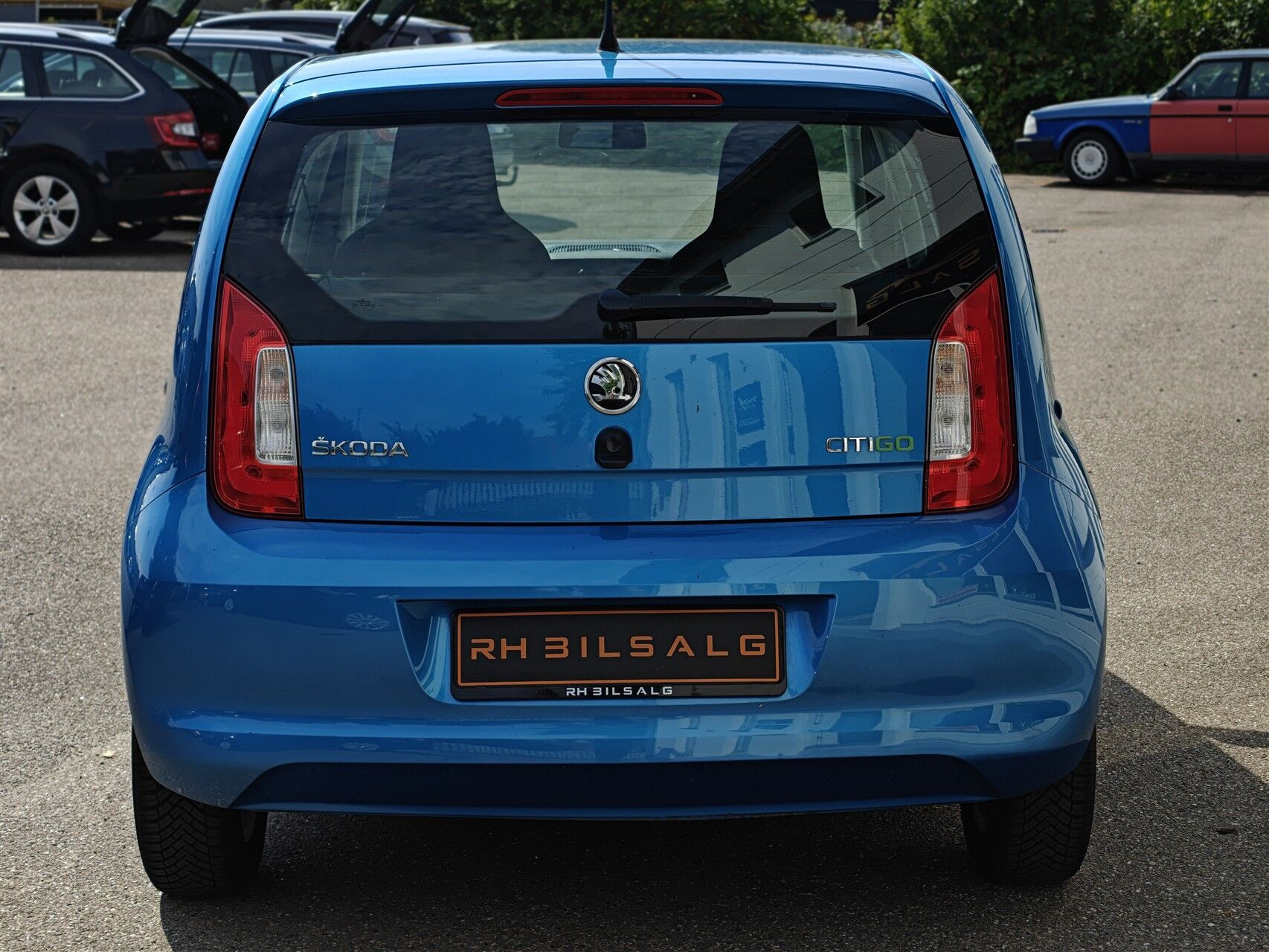 Blå Skoda Citigo fra 2016