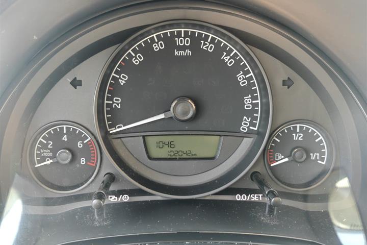 Blå Skoda Citigo fra 2016