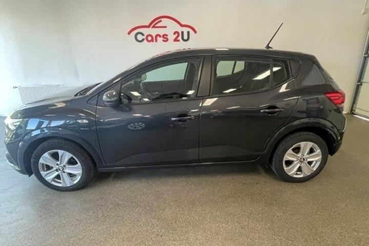 Grå Dacia Sandero fra 2022