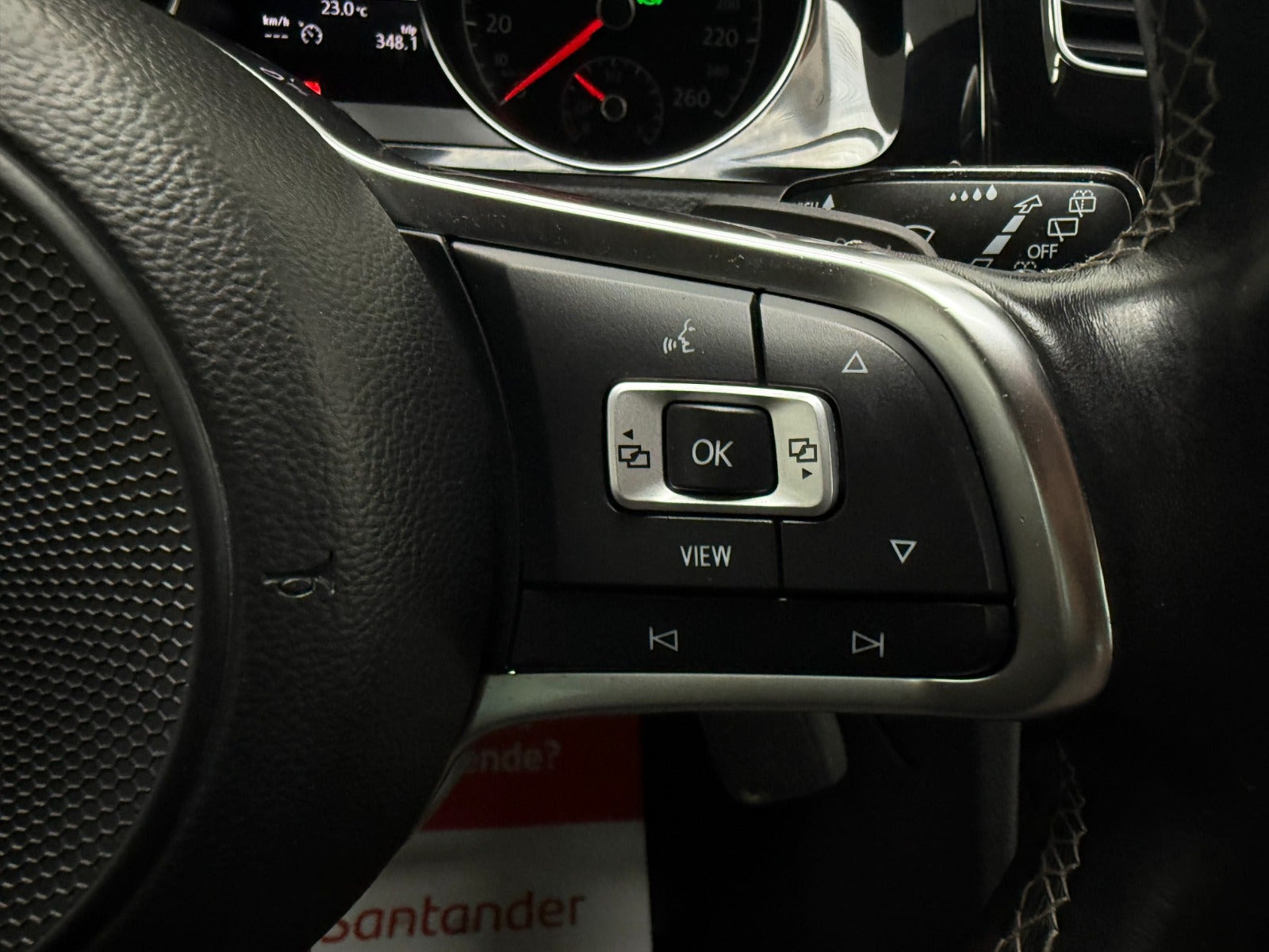 Hvid VW Golf VII fra 2018