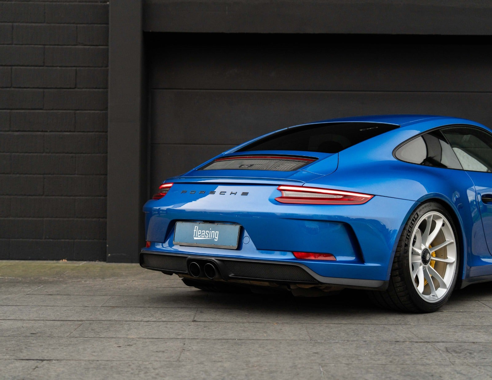 Blå Porsche 911 GT3 fra 2018