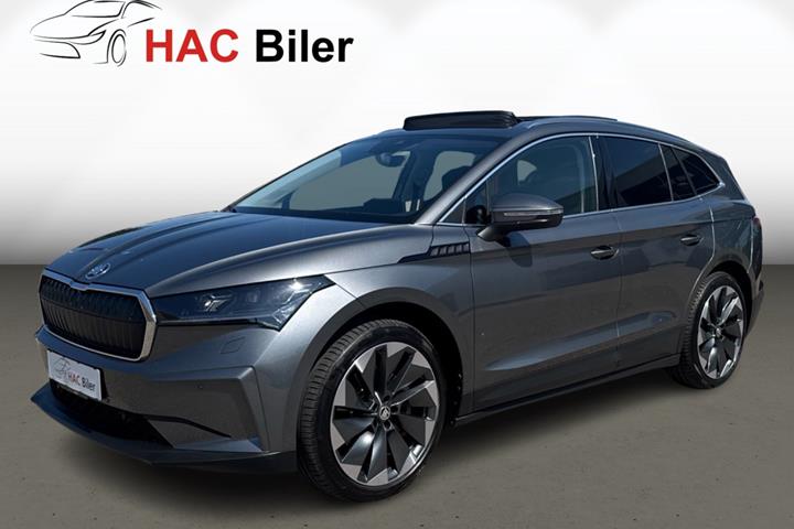 Grå Skoda Enyaq fra 2025