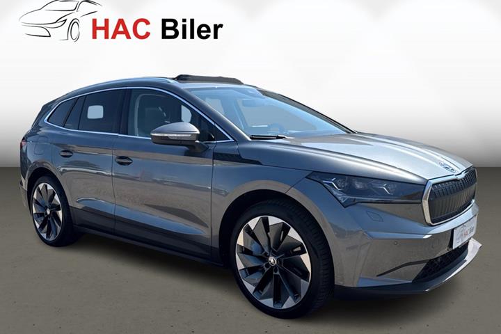 Grå Skoda Enyaq fra 2025