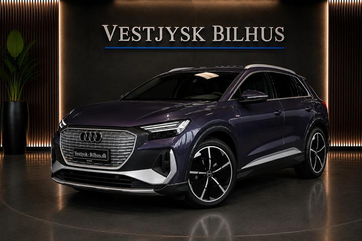 Hvid Audi Q4 e-tron fra 2022