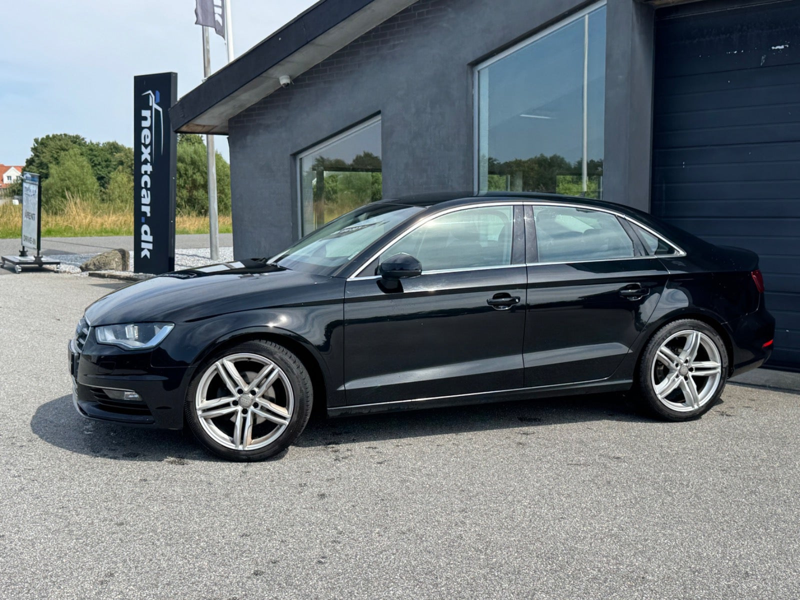 Sort Audi A3 fra 2015