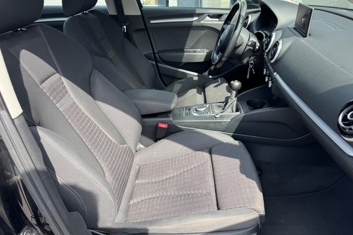 Sort Audi A3 fra 2015