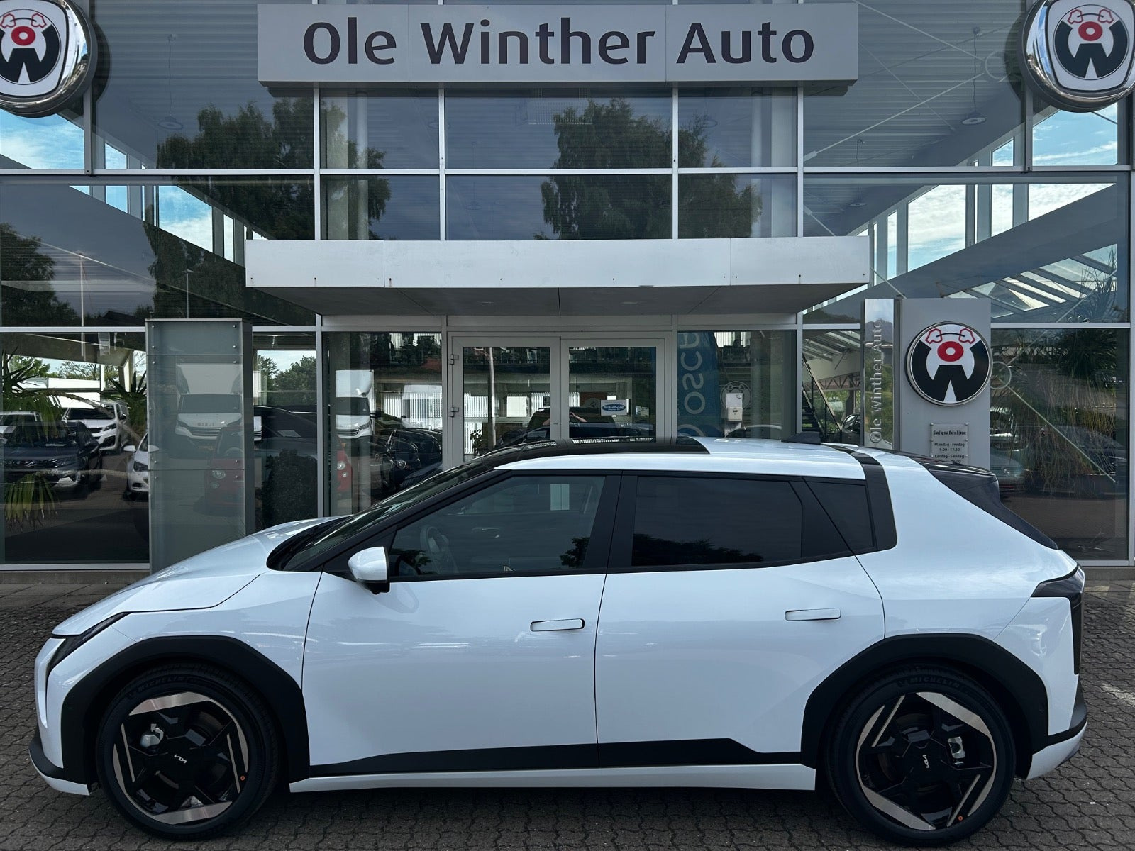 Hvid Kia EV4 fra 2026