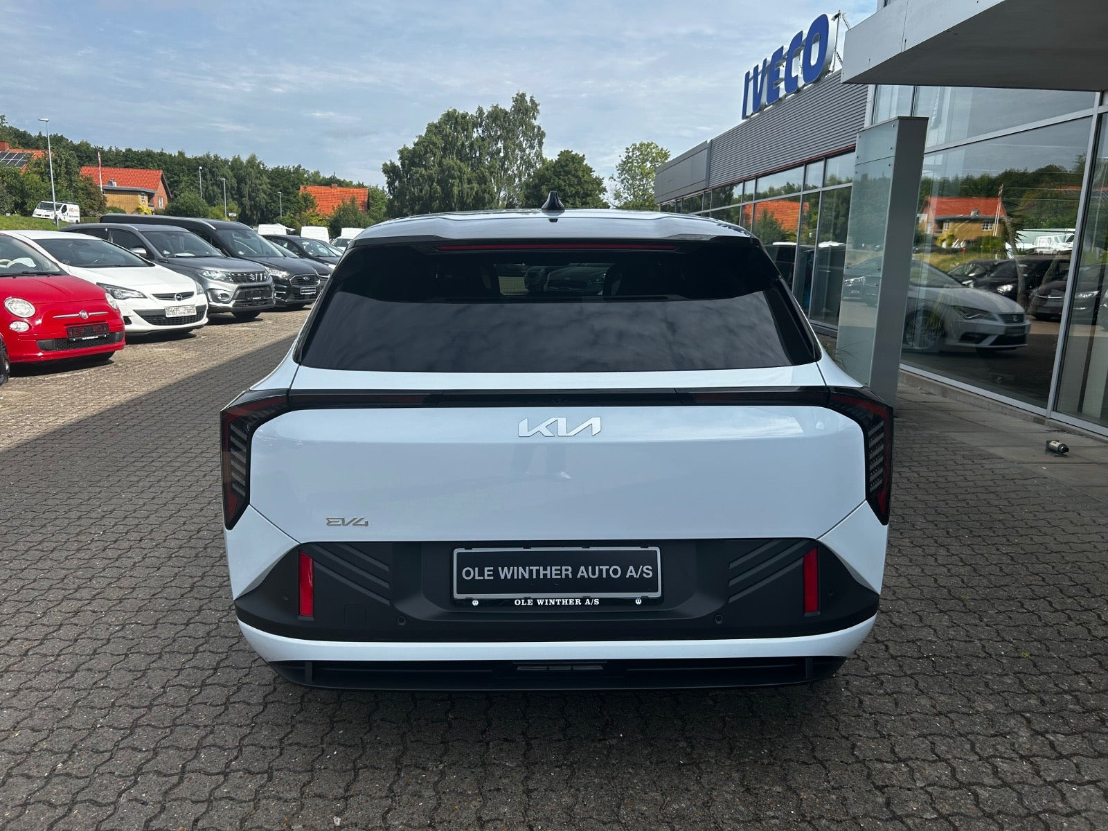Hvid Kia EV4 fra 2026