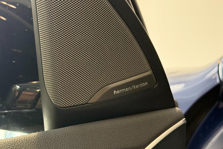 Blå BMW iX3 fra 2023