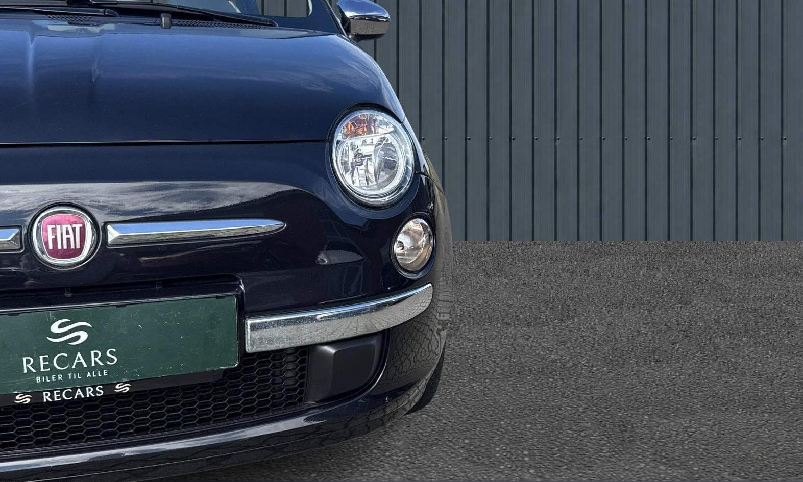 Sort Fiat 500C fra 2015