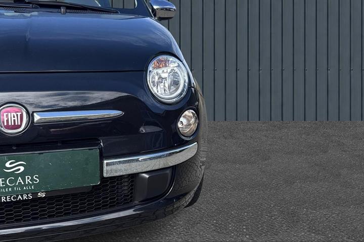 Sort Fiat 500C fra 2015
