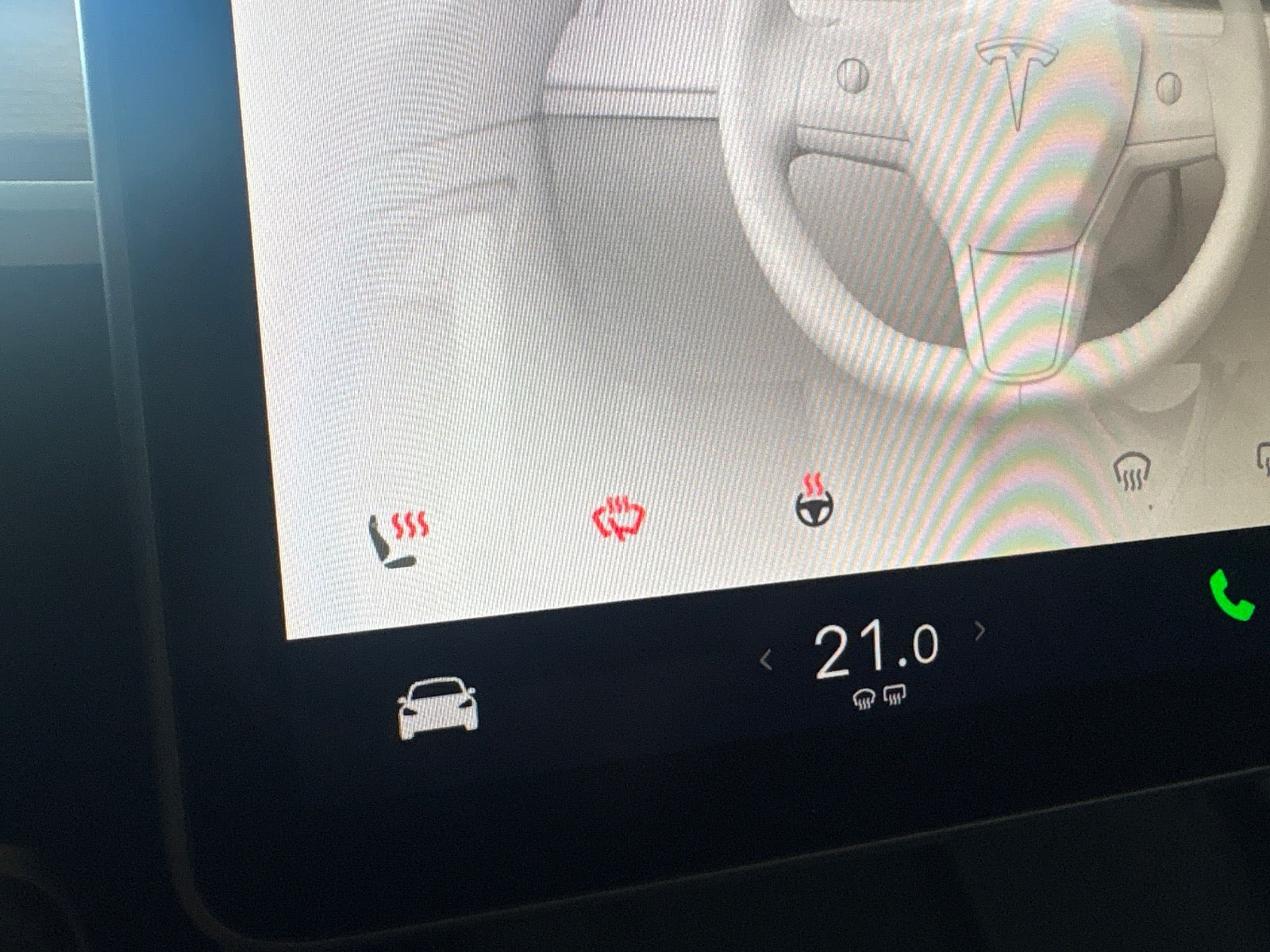 Hvid Tesla Model Y fra 2023
