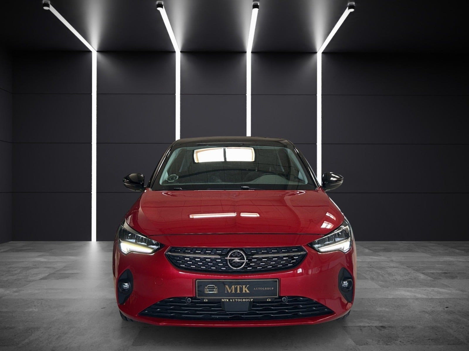 Rød Opel Corsa fra 2020