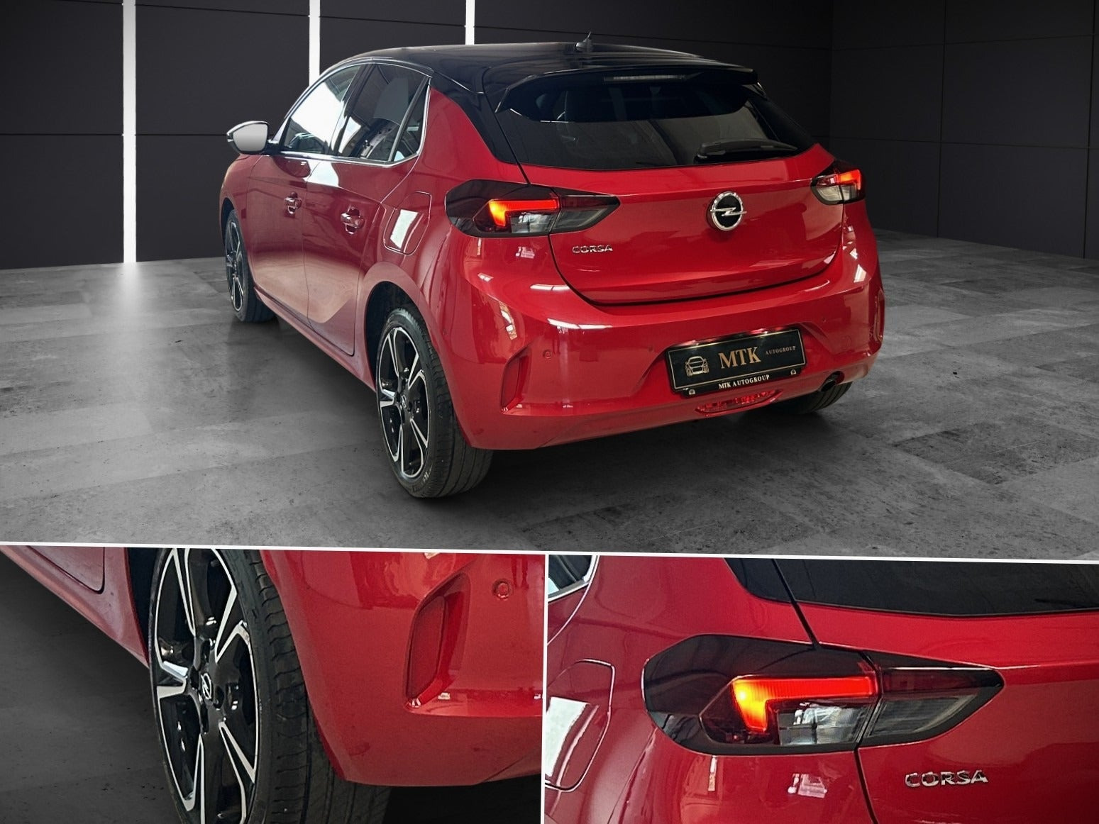 Rød Opel Corsa fra 2020