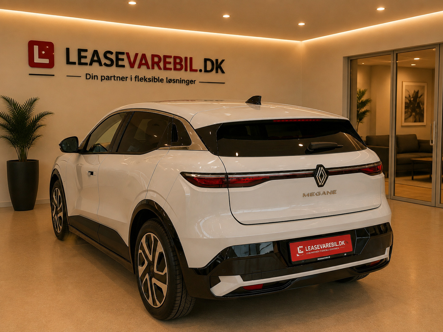 Grå Renault Megane E-Tech fra 2023