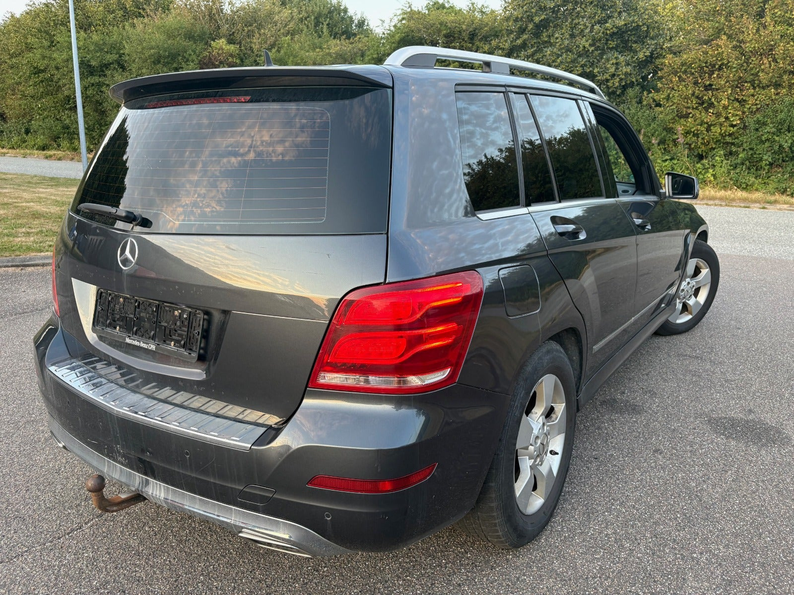 Sort Mercedes GLK220 fra 2015