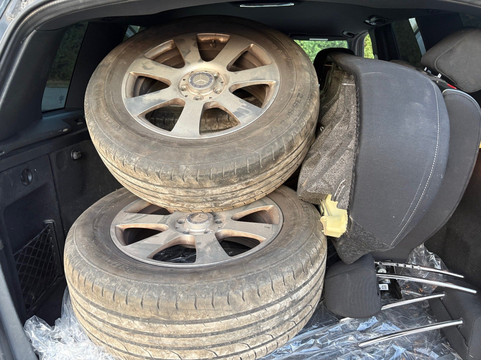 Sort Mercedes GLK220 fra 2015