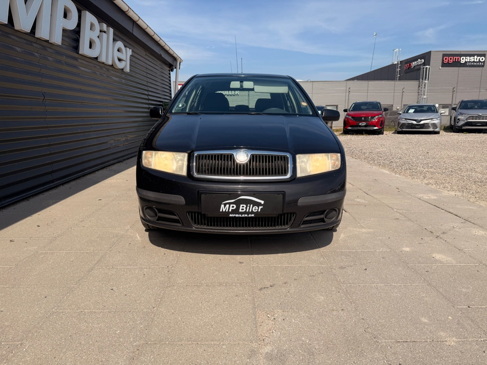 Sort Skoda Fabia fra 2006