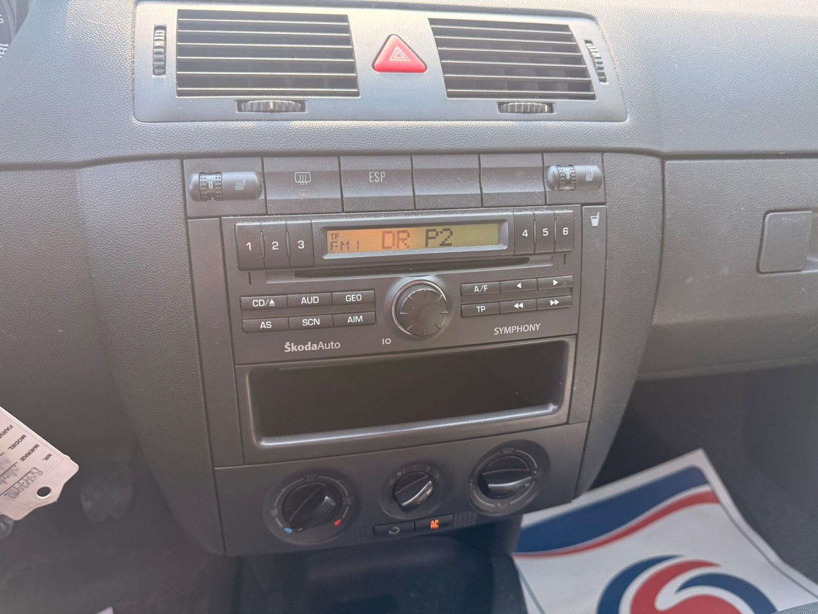 Sort Skoda Fabia fra 2006