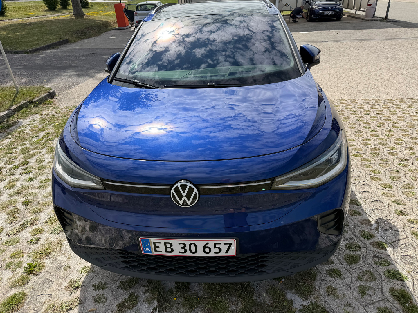 Blå VW ID.4 fra 2024