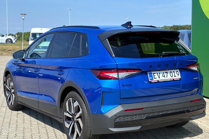 Blå Skoda Elroq fra 2027
