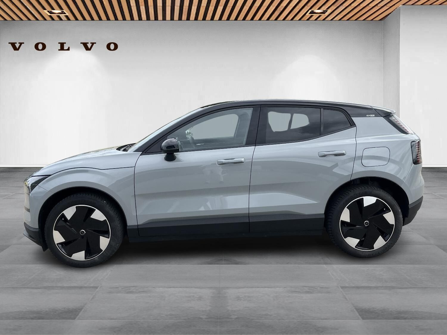 Grå Volvo EX30 fra 2024