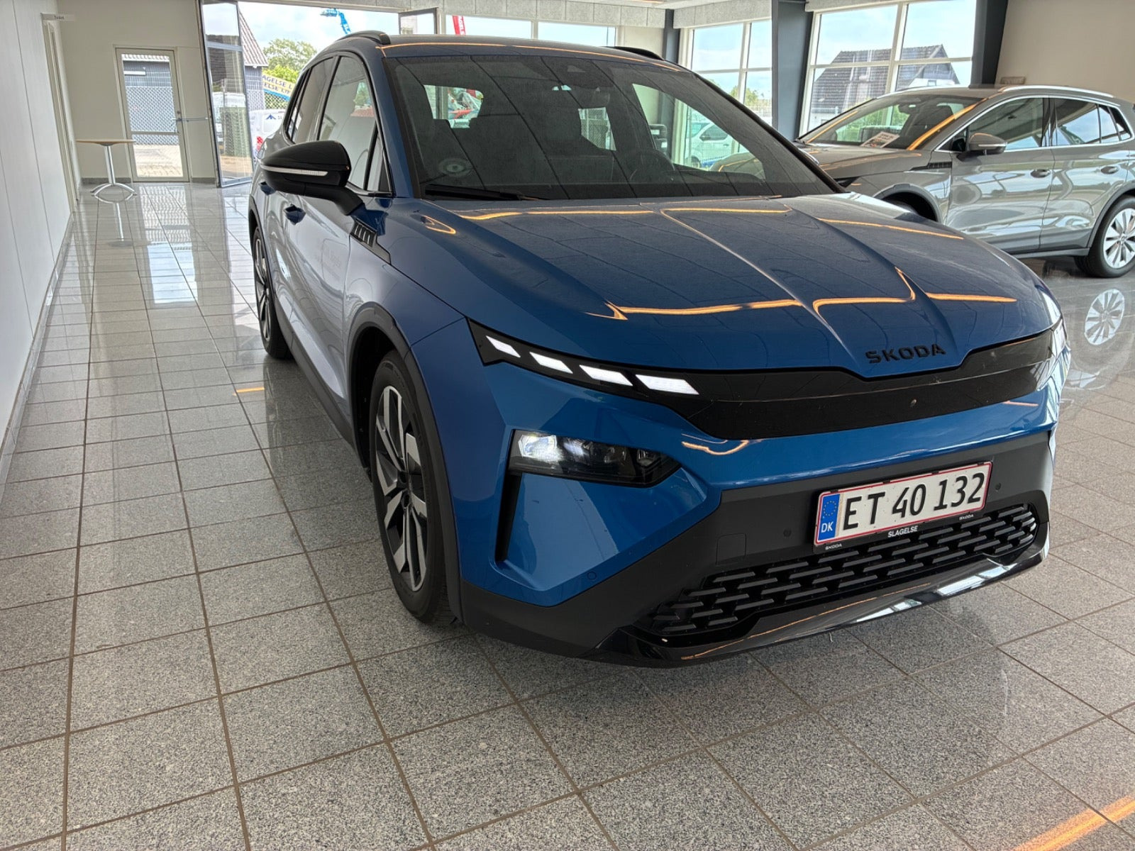 Blå Skoda Elroq fra 2026