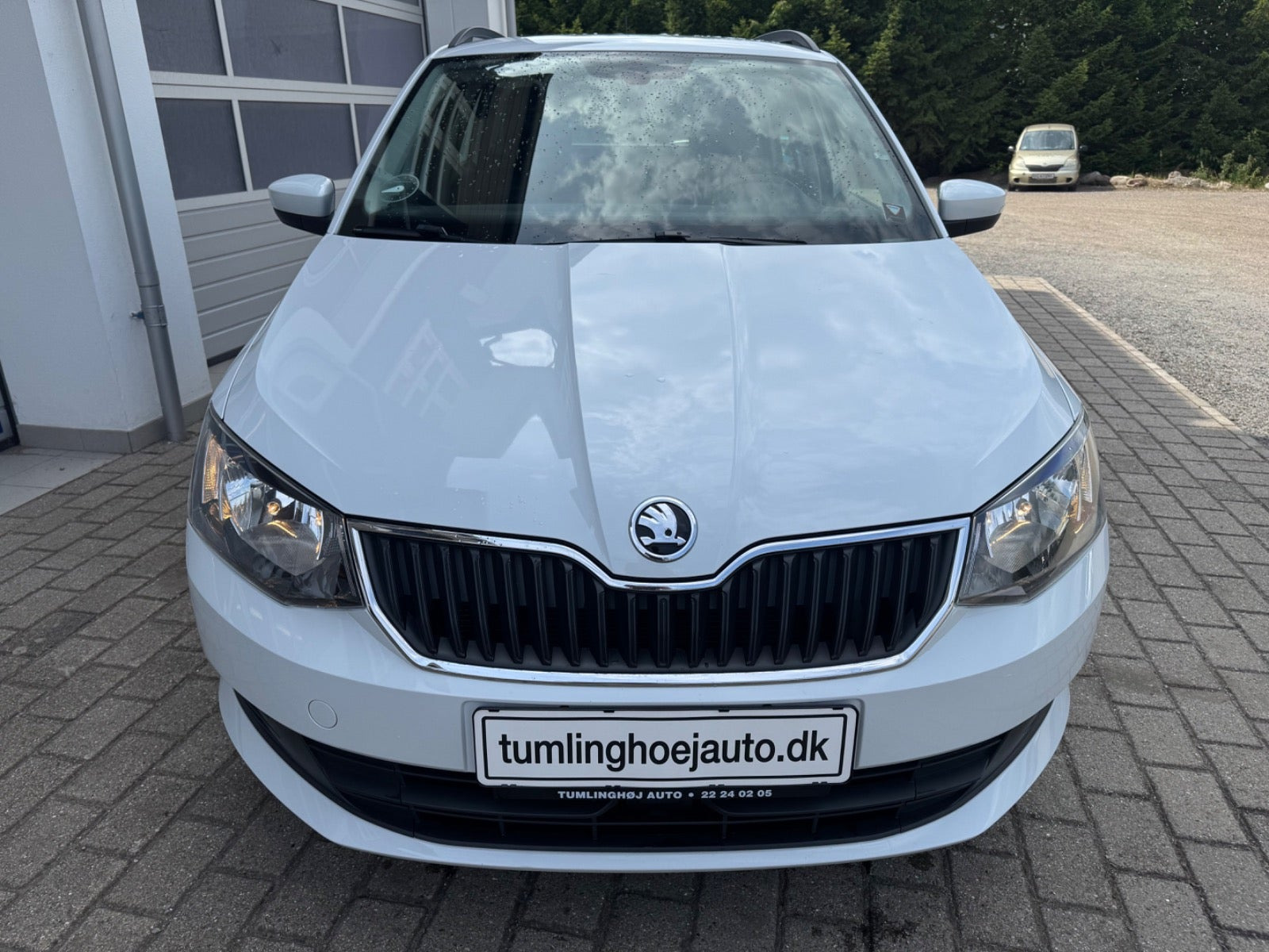 Hvid Skoda Fabia fra 2018