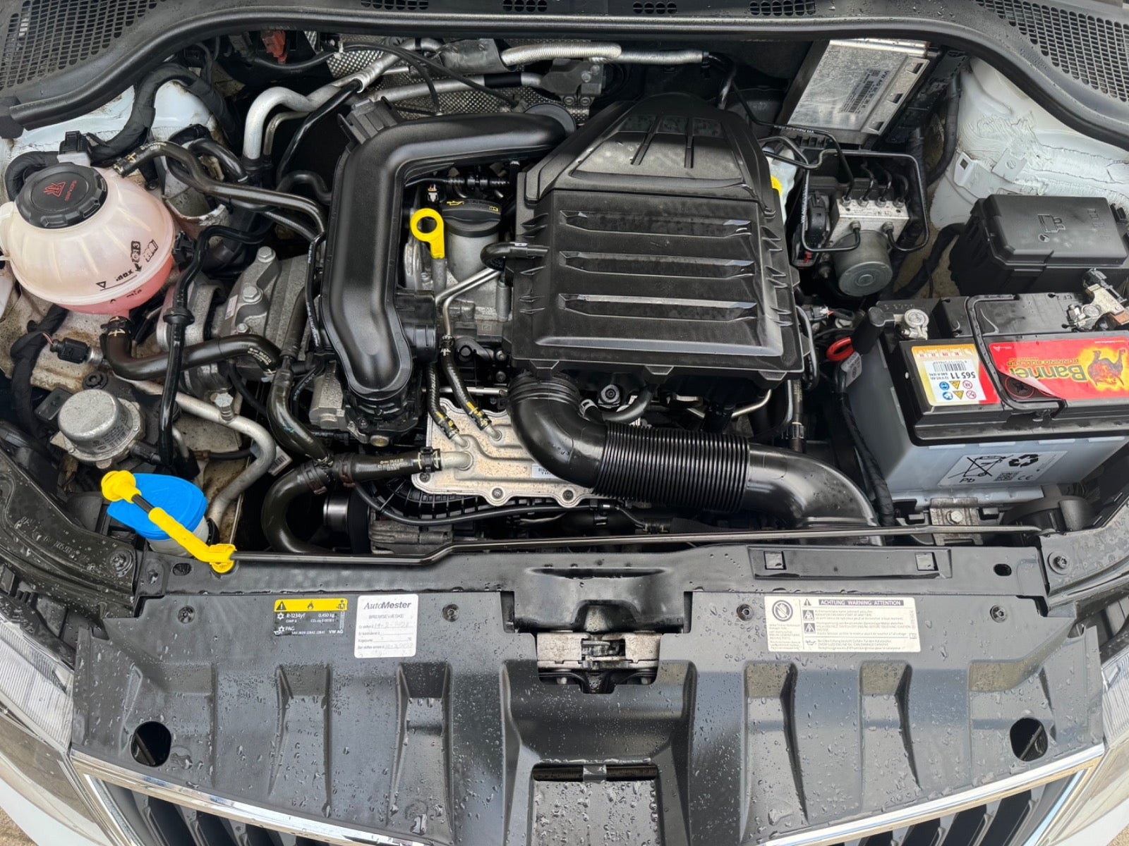 Hvid Skoda Fabia fra 2018