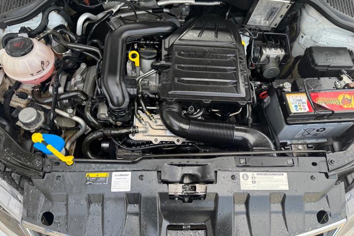 Hvid Skoda Fabia fra 2018