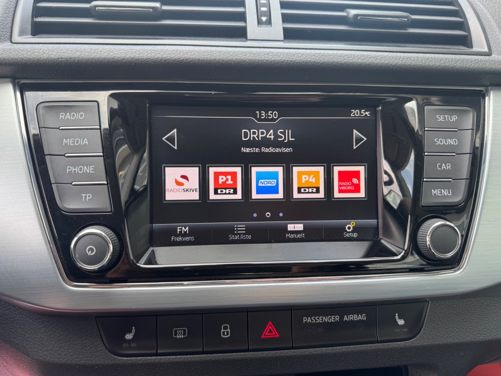 Hvid Skoda Fabia fra 2018
