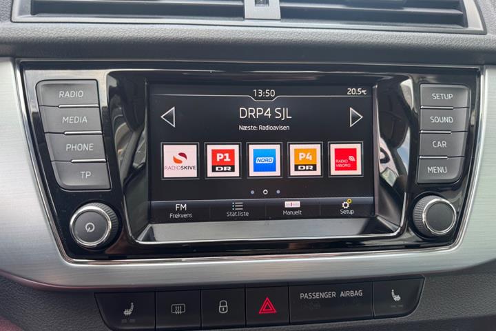 Hvid Skoda Fabia fra 2018