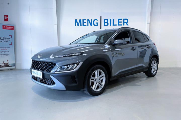 Grå Hyundai Kona fra 2021