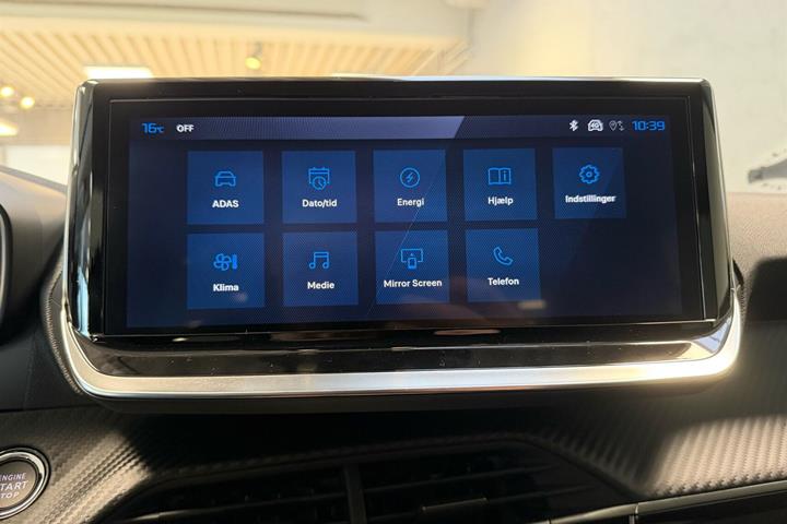 Sort Peugeot e-208 fra 2026
