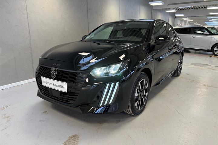 Sort Peugeot e-208 fra 2026