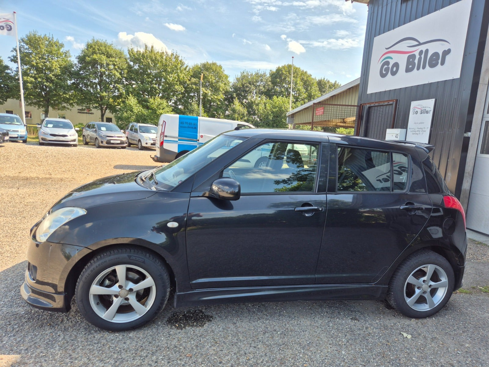 Grøn Suzuki Swift fra 2008