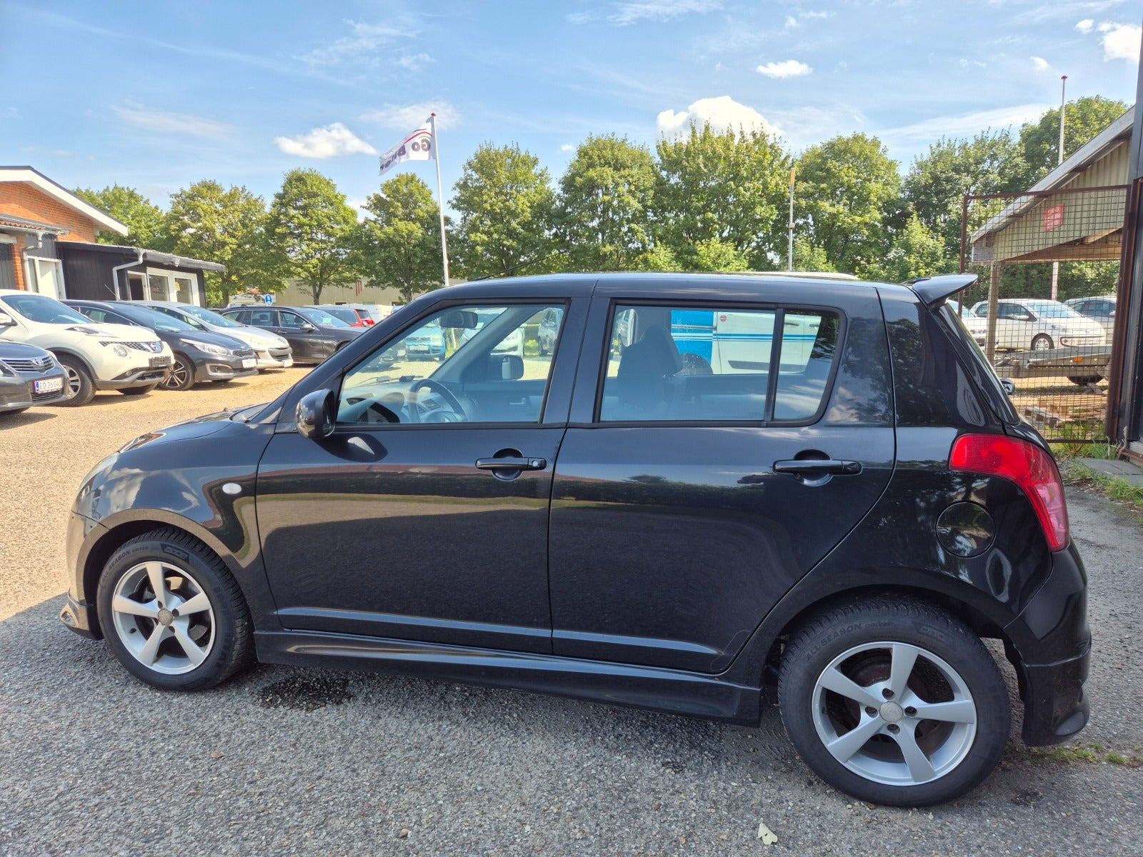 Grøn Suzuki Swift fra 2008