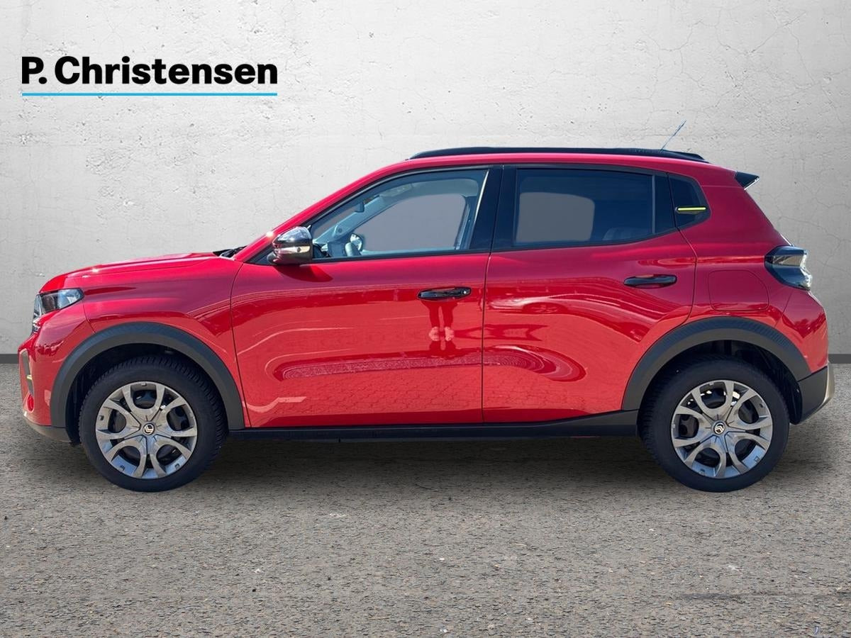 Rød Citroën ë-C3 fra 2025