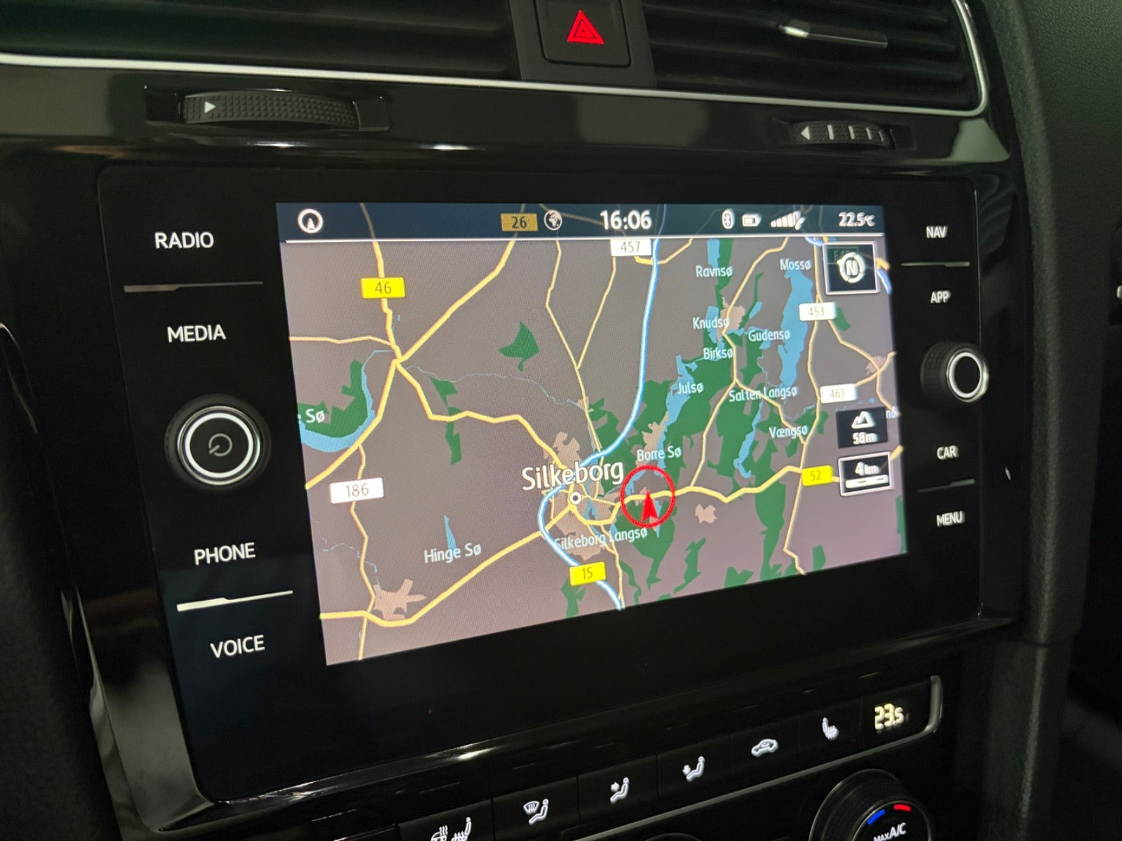 Sort VW Golf VII fra 2019