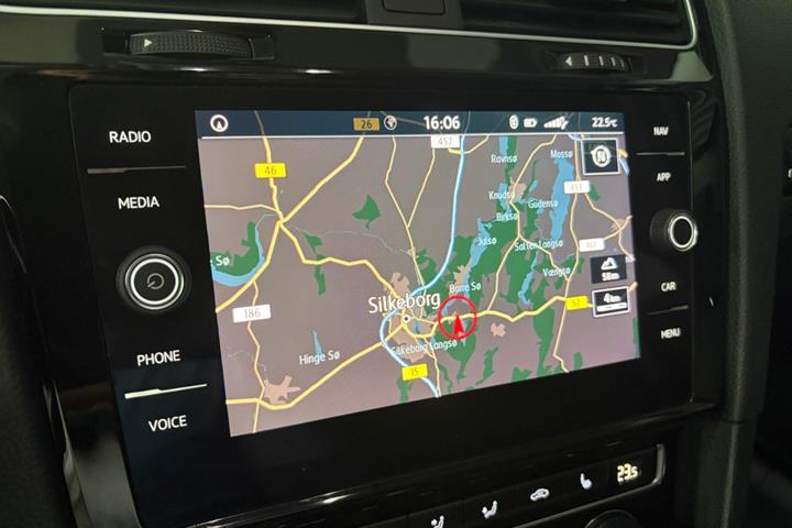 Sort VW Golf VII fra 2019