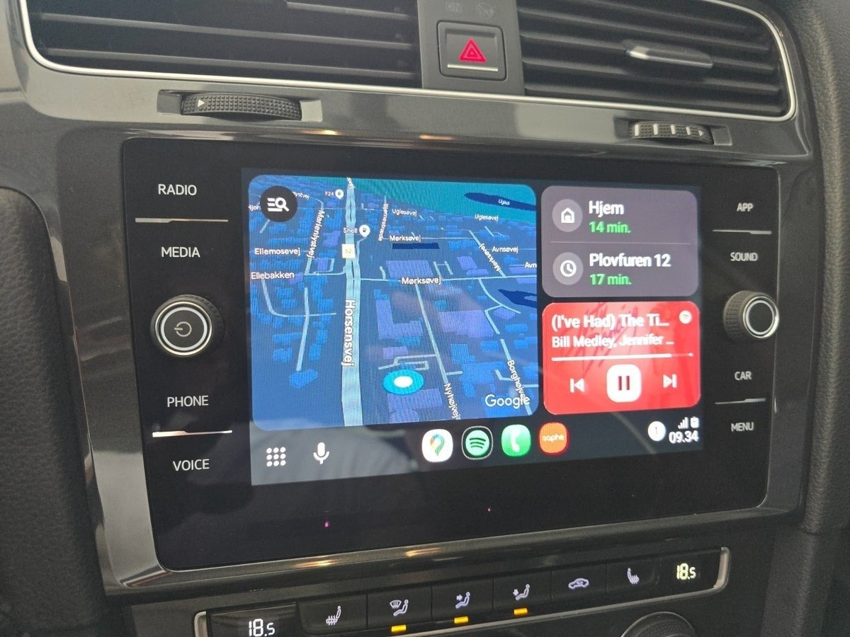 Sort VW Golf VII fra 2019